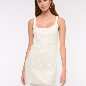 Abercrombie & Fitch White Mini Dress